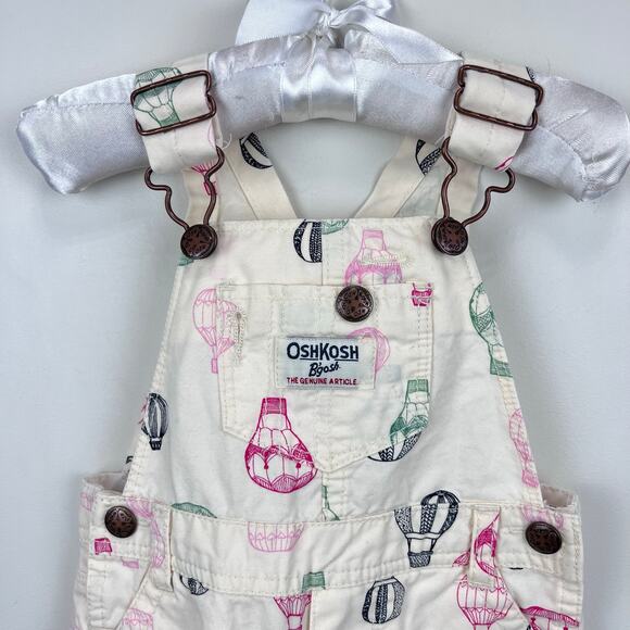 OshKosh B'gosh Hot Air Balloon Overalls 6 Months - Picture 2 of 6